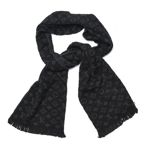 lv shawl black|louis vuitton scarf on sale.